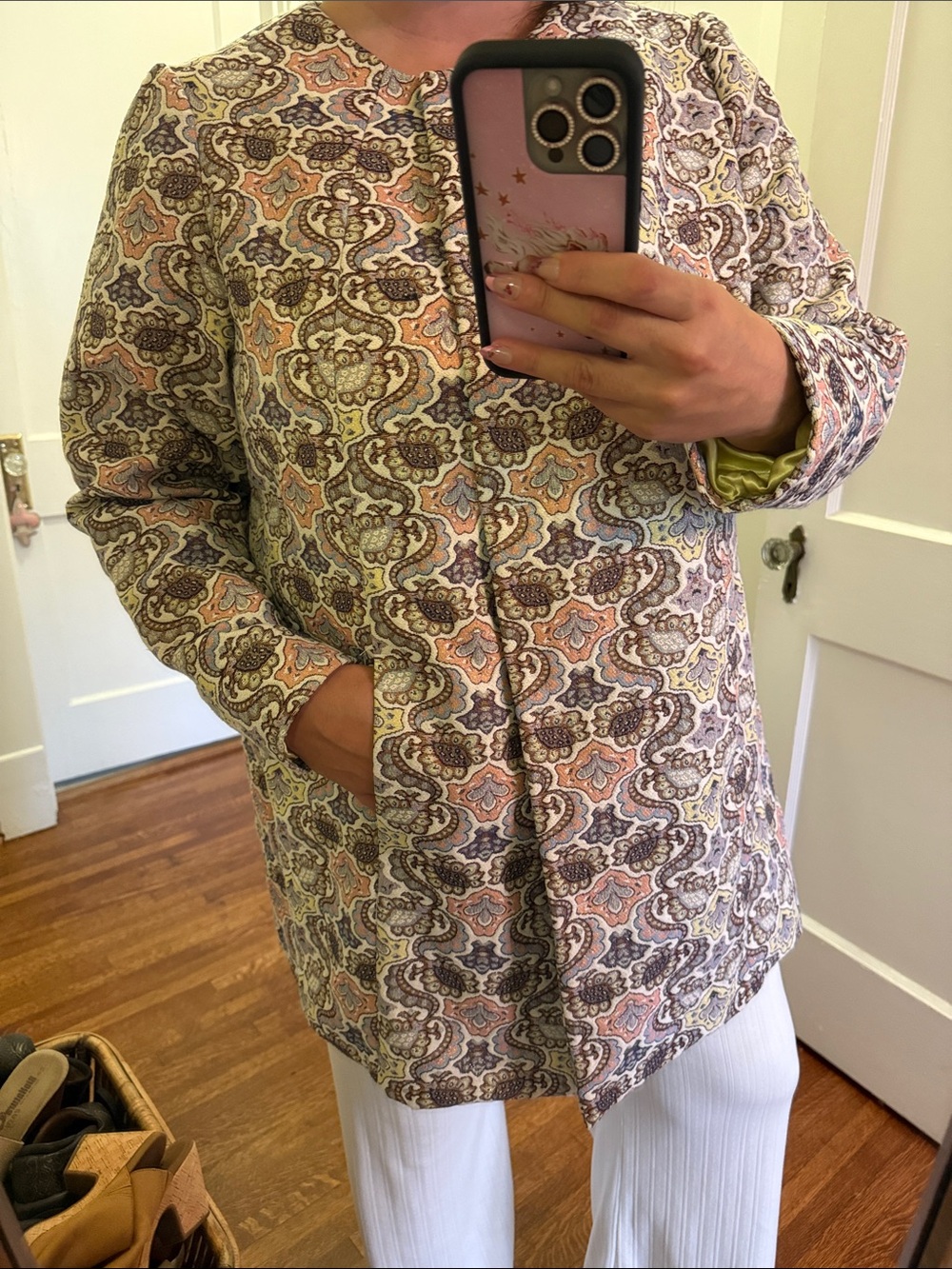 C Wonder Brocade Coat